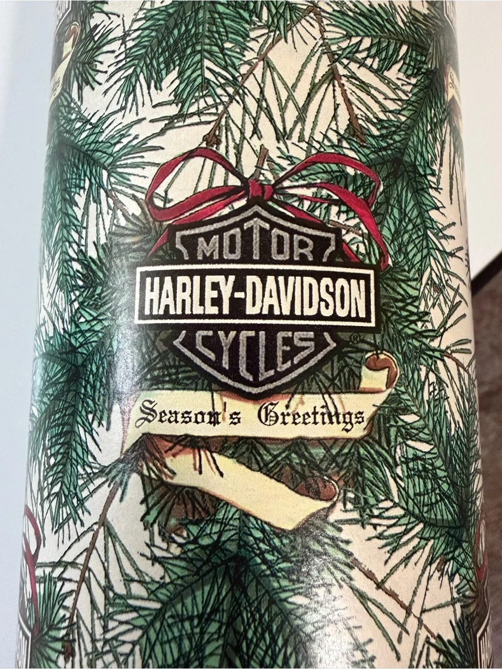 Harley-Davidson Seasons Greetings Dealer Roll Wrapping Paper